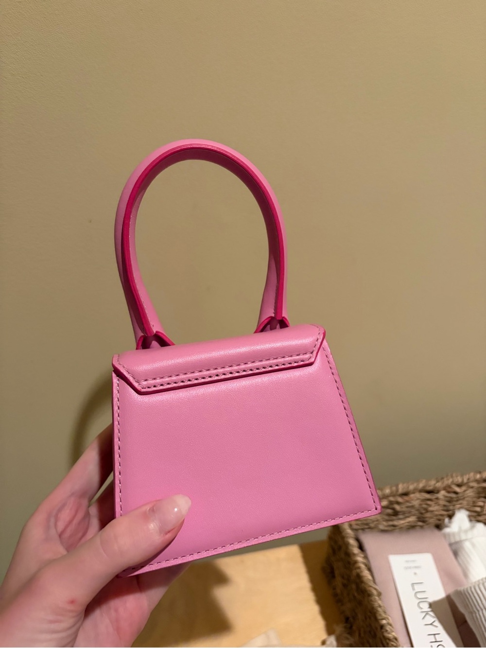 Jacquemus Le Chiquito Mini Bag in Light Pink - Picture 10 of 11